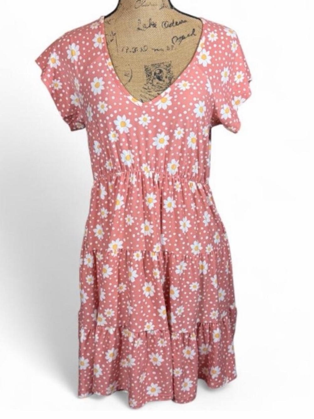 No Boundaries Pink Floral Mini Dress